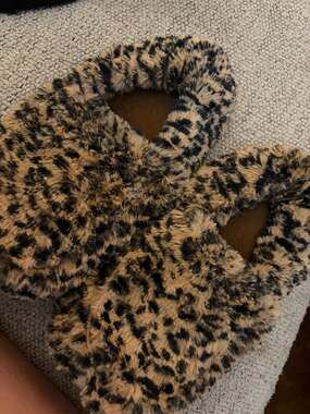 Warmies Microwavable Leopard Print Slippers